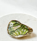 Austernschale „Green leaves“ (M)