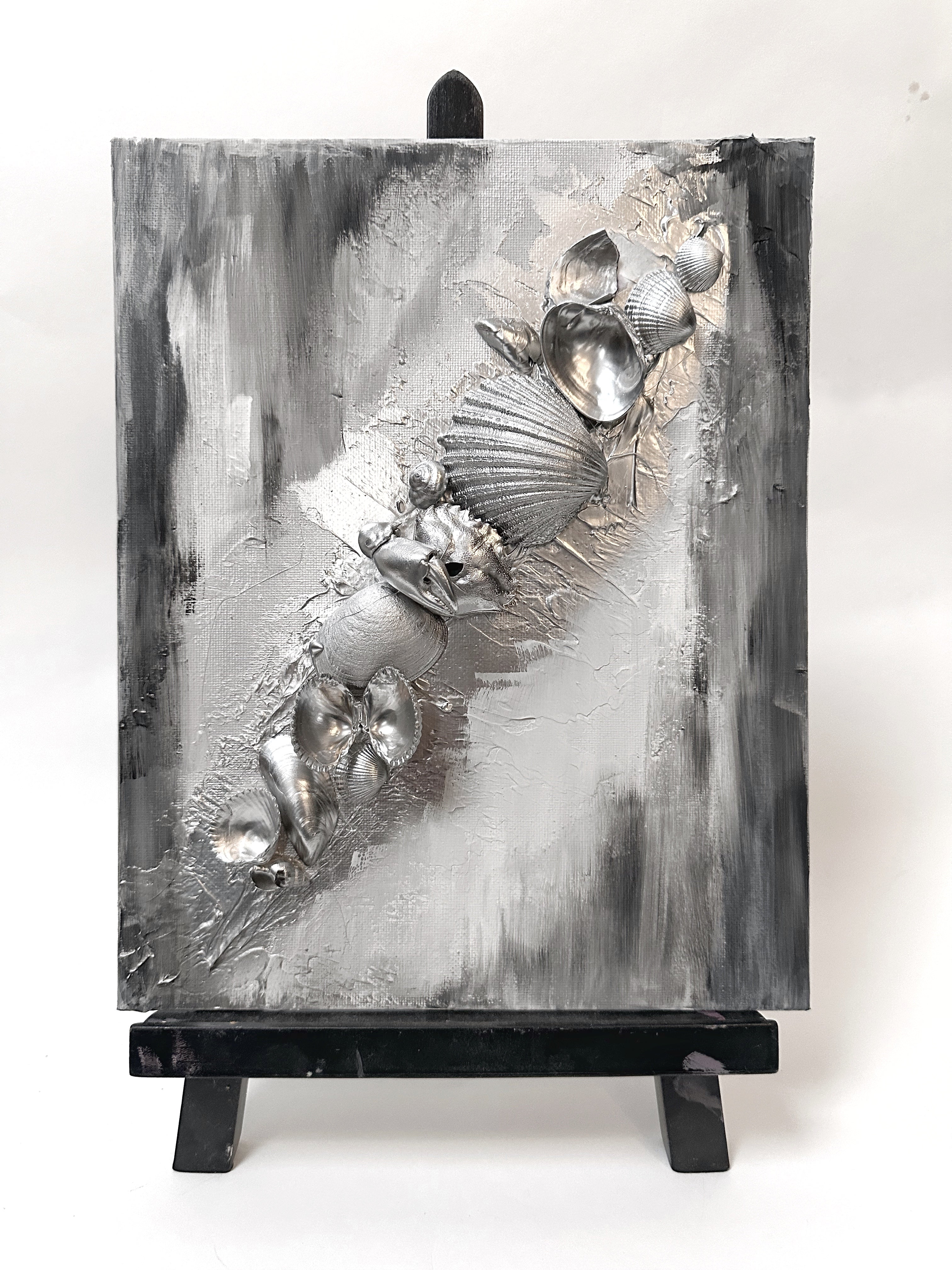 Canvas "Metallic & grey"