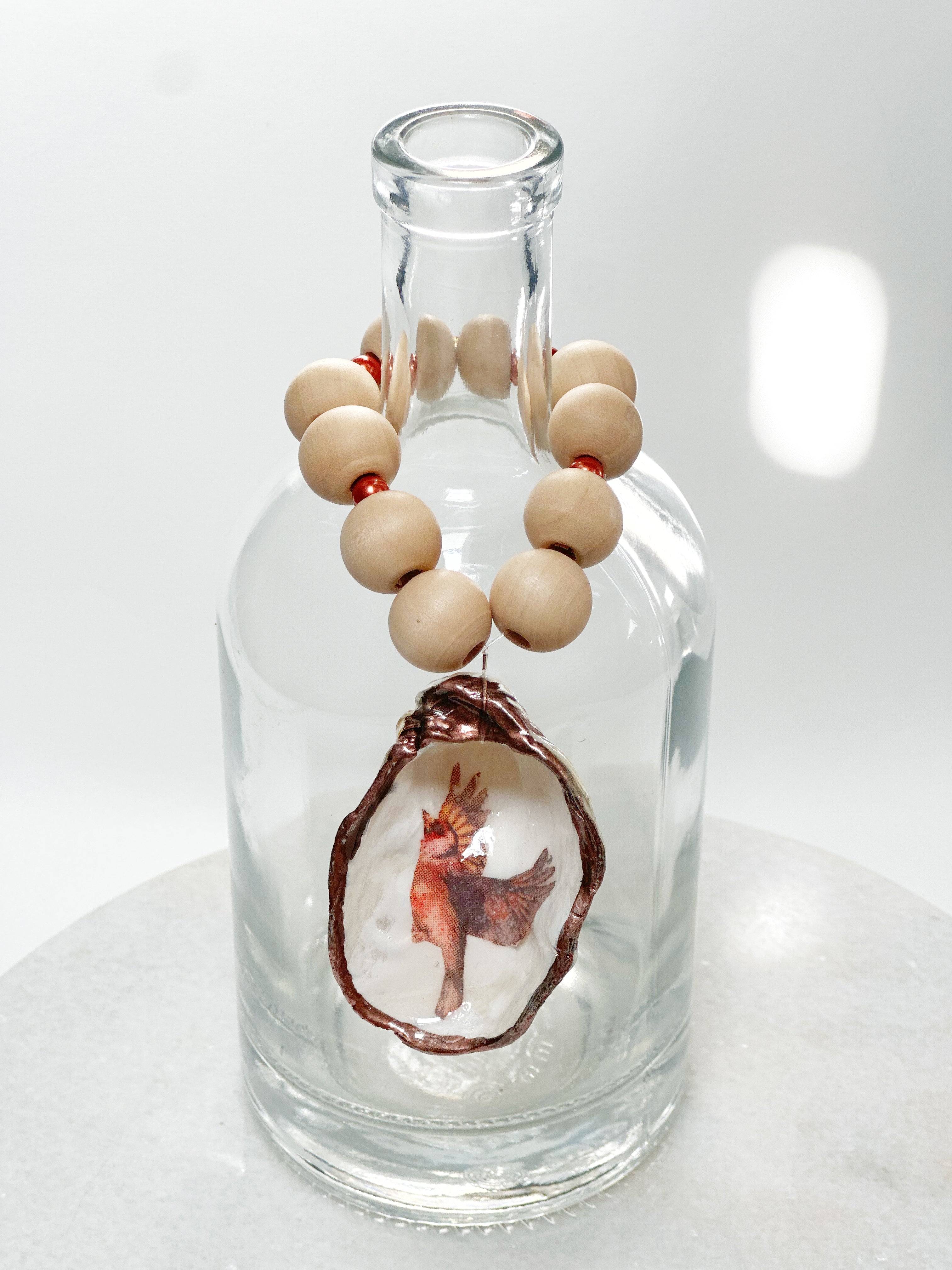 Bottle charm | Napkin chain "Birdy"