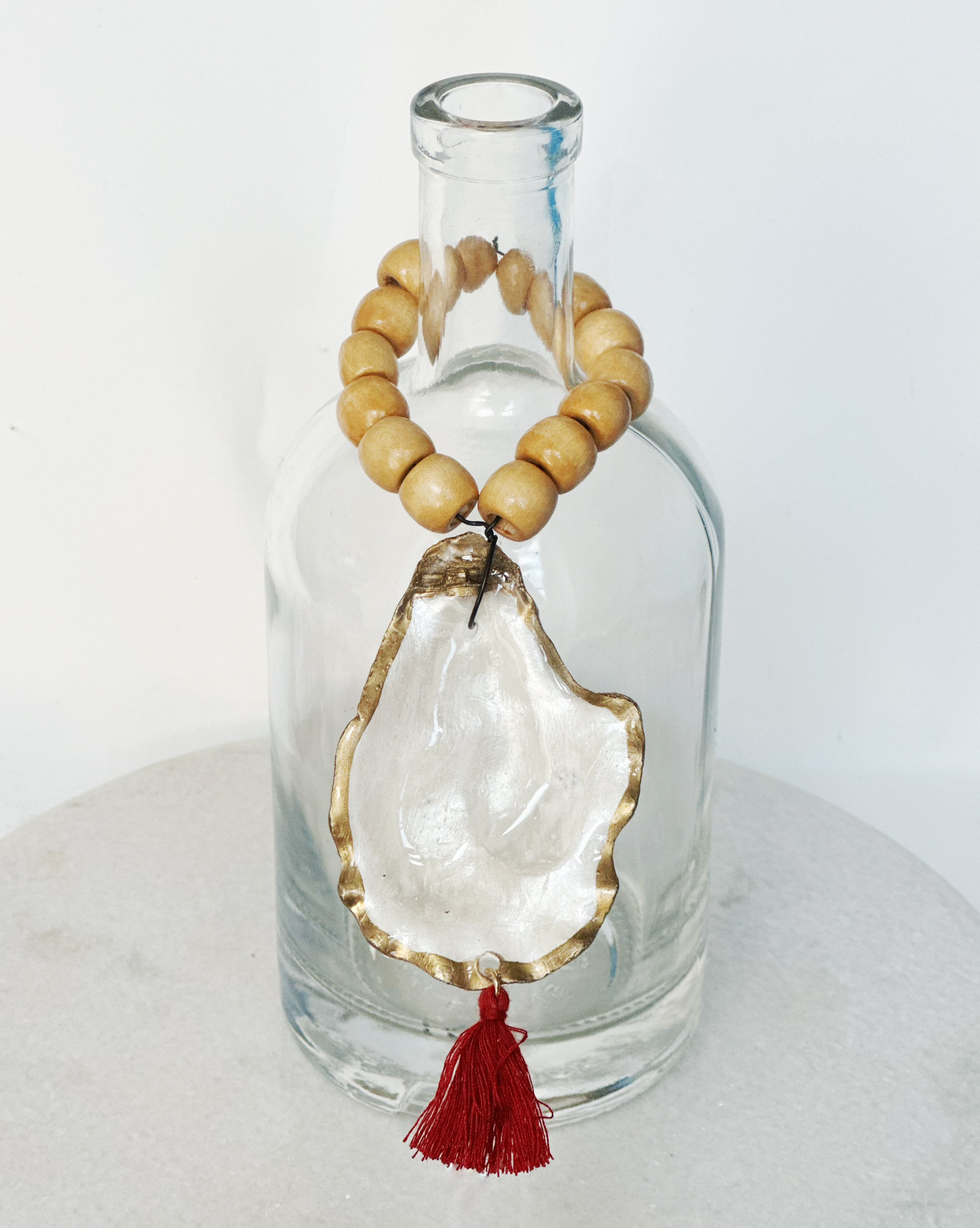 Flaschenanhänger | Serviettenkette "Pure pearl"