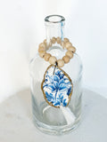 Bottle charm | Napkin chain "Floral"