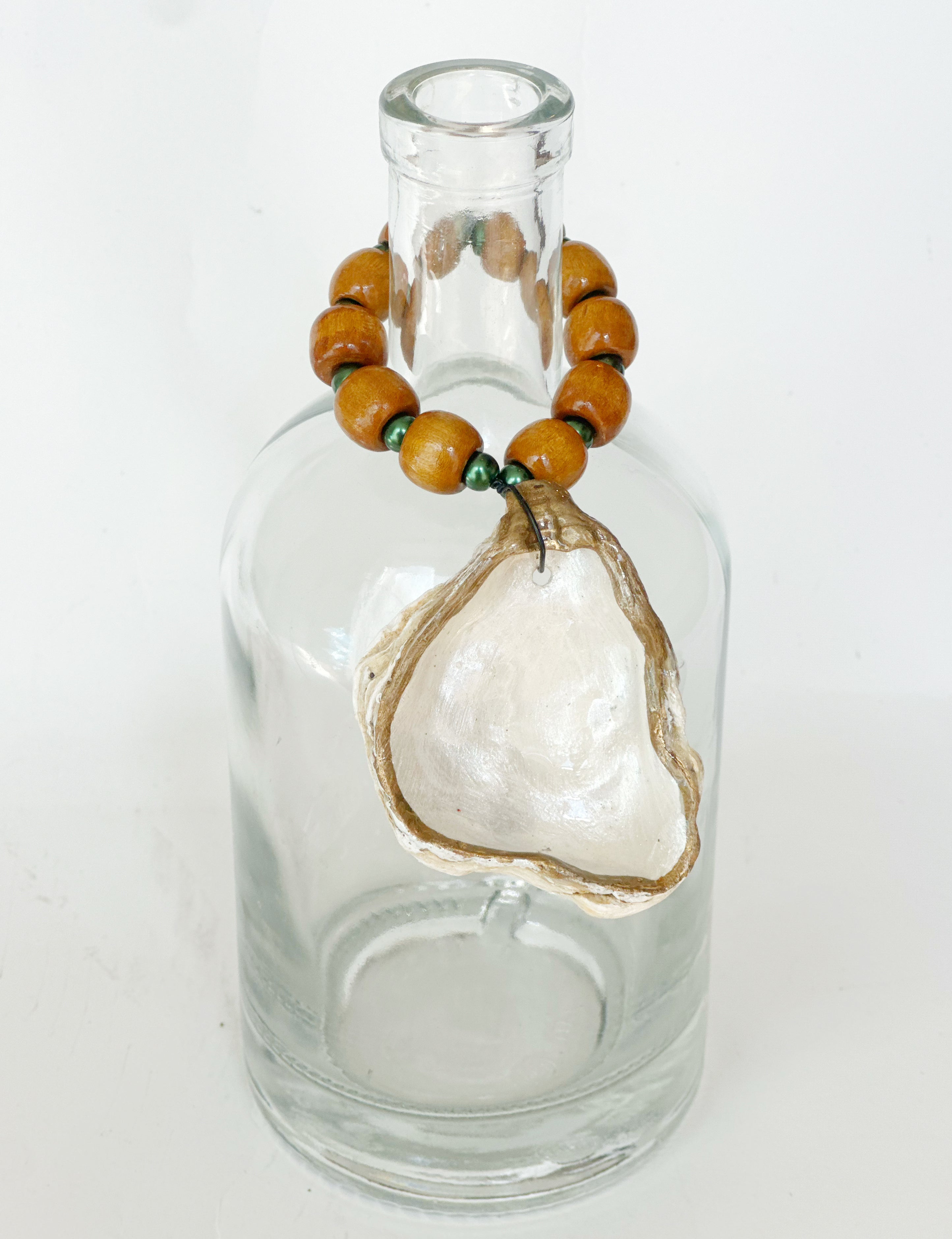 Flaschenanhänger | Serviettenkette "Pure pearl"