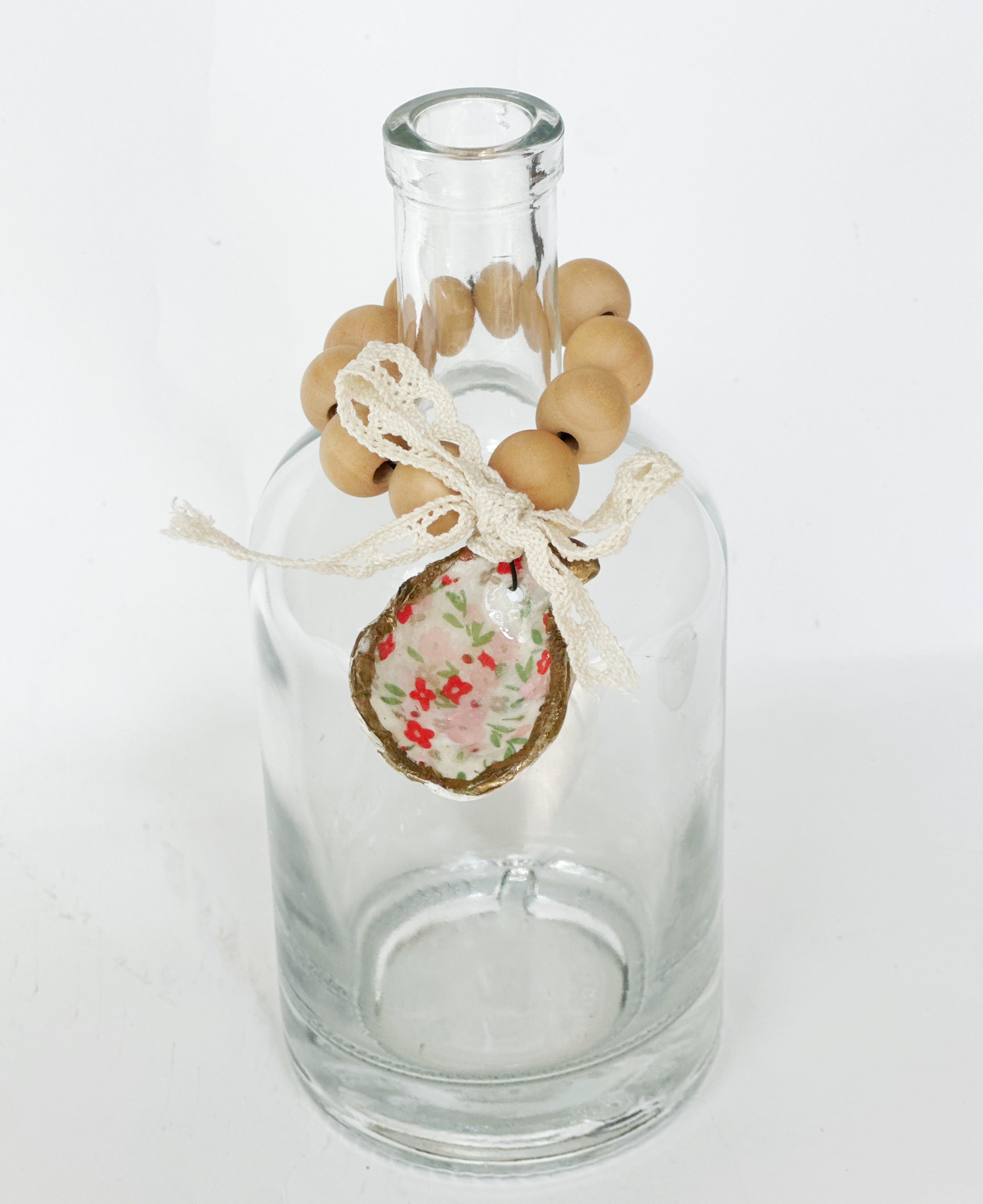 Flaschenanhänger | Serviettenkette "Tiny flowers"