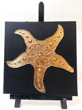 Canvas "Golden seastar"