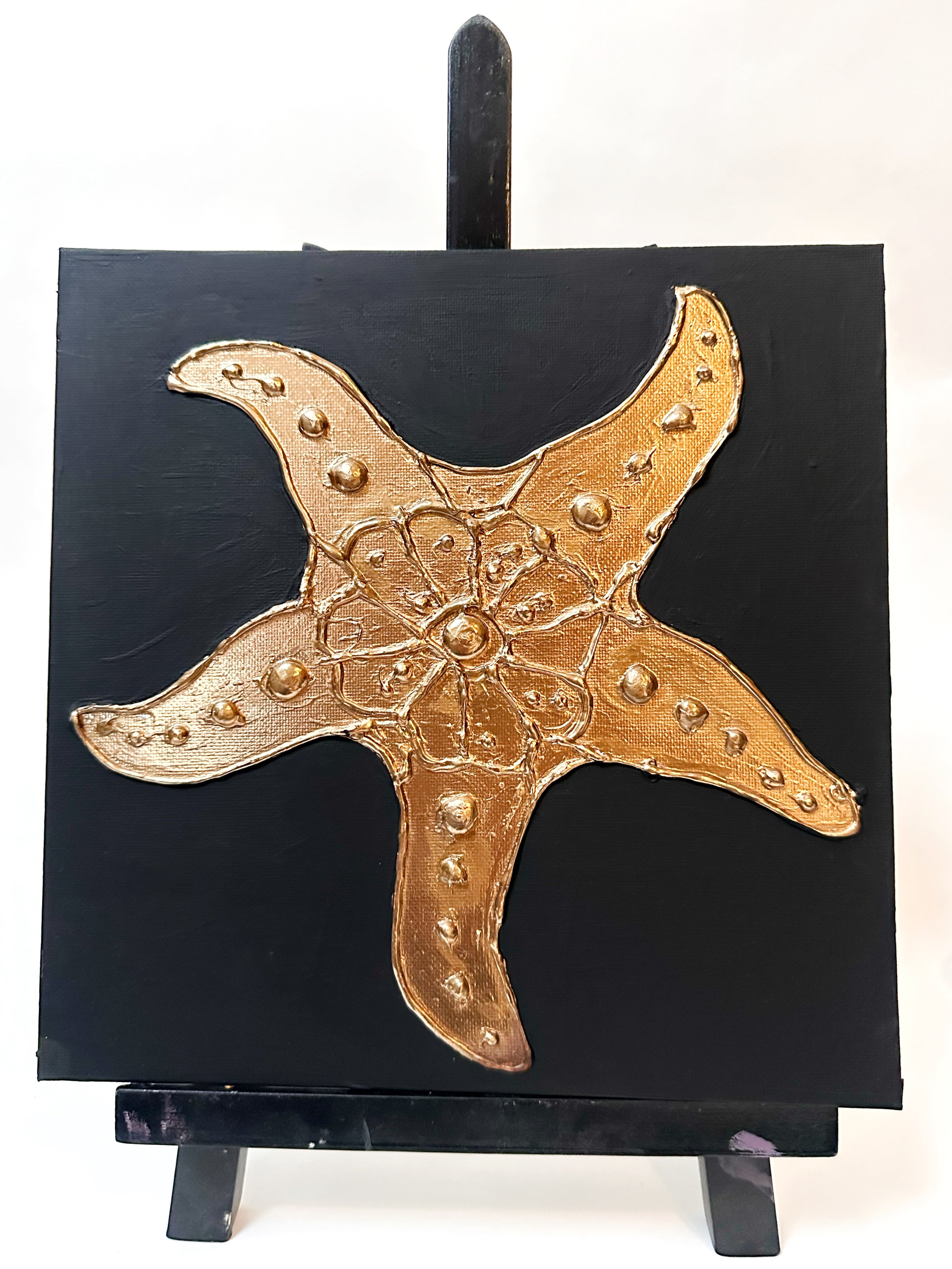 Canvas "Golden seastar"