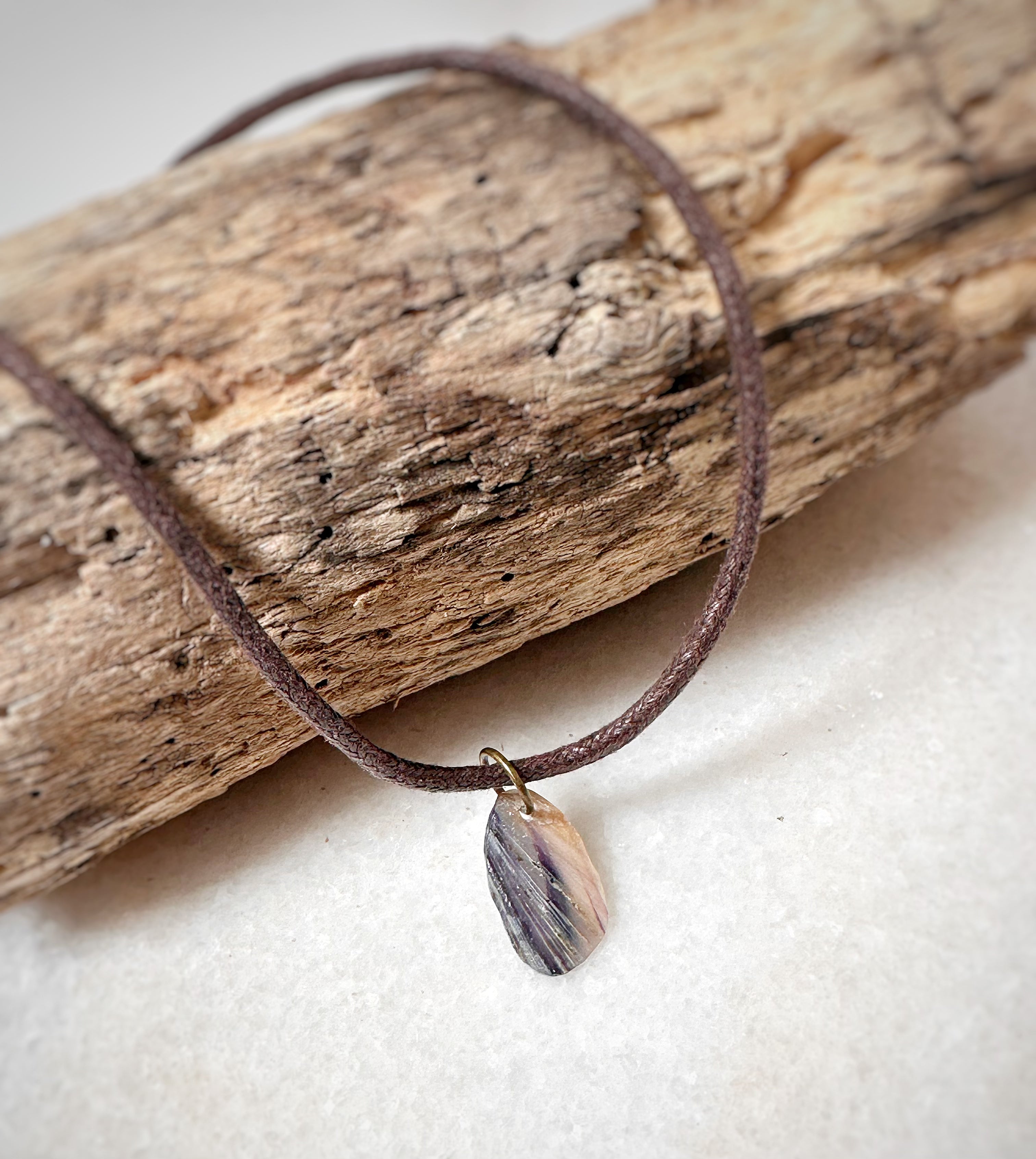 Ketting van mosselschelp